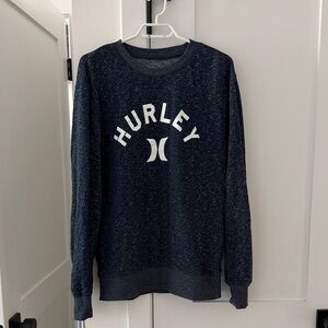 Hurley Men's Dark Blue Crewneck Sweater